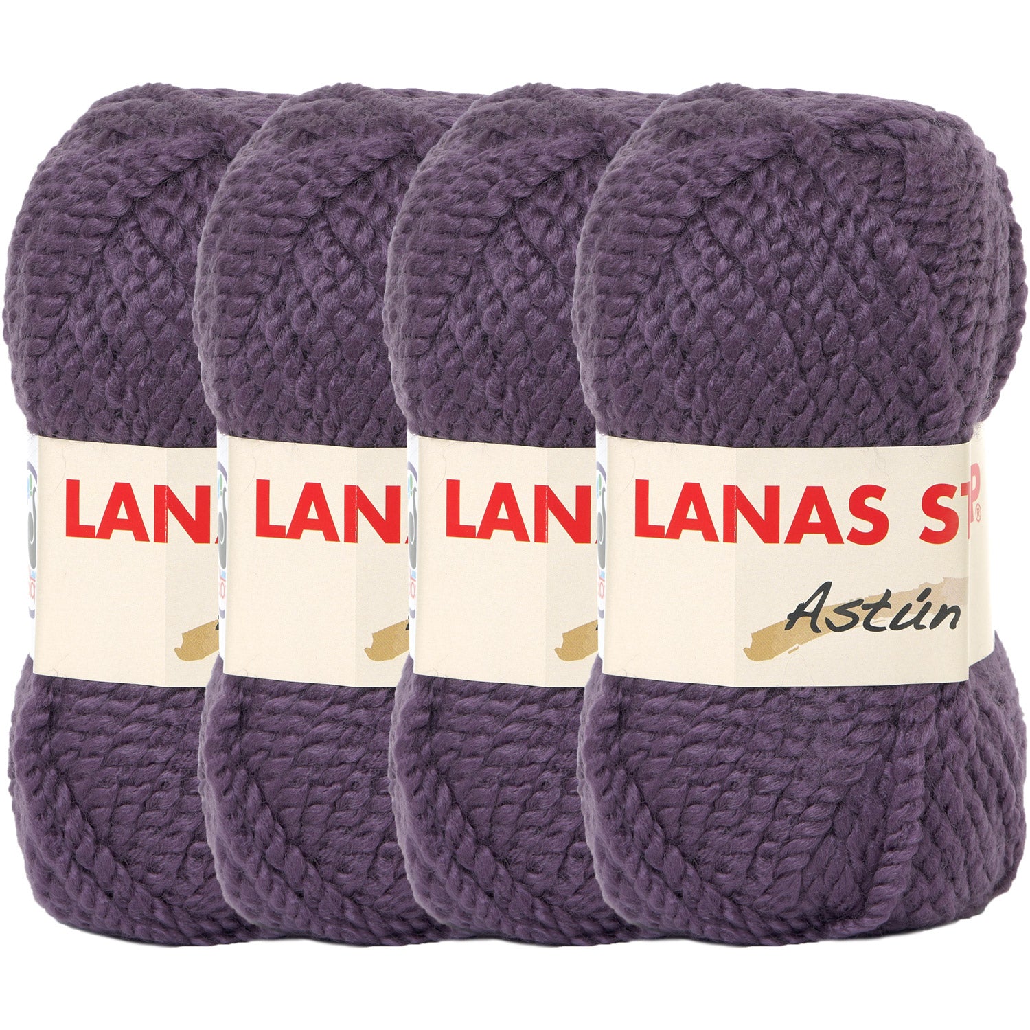 Astun 4 Skeins 45% Wool Soft and Fluffy Bulky Wool Yarn for Blanket, Sweater and Scarves, Total 276 Yards/11.28oz SCYarn