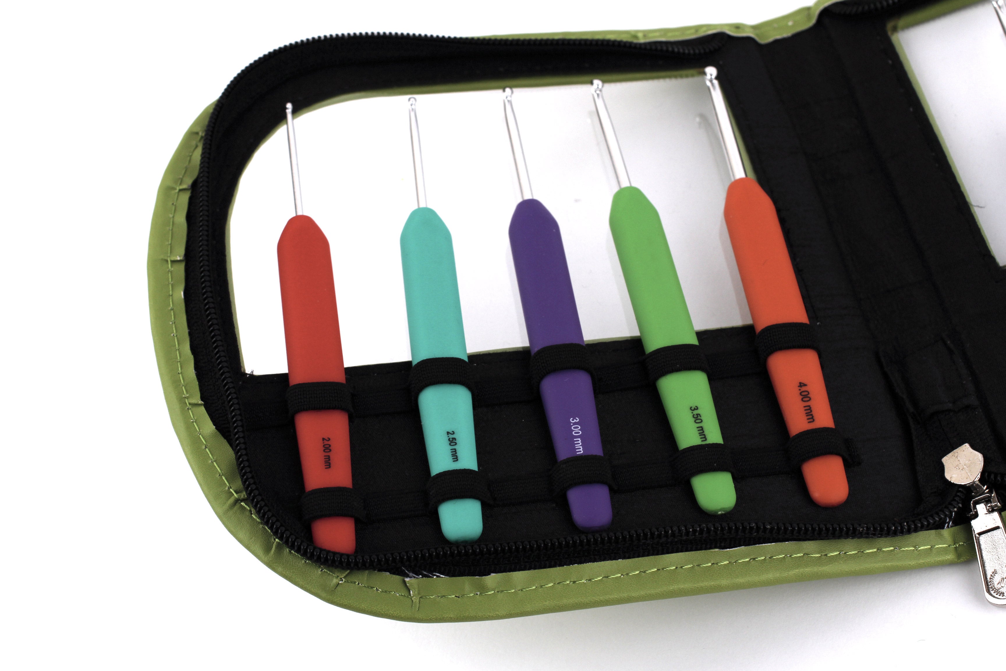 Knitpro WAVE Crochet hooks set (9pcs) SCYarn