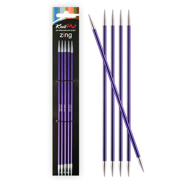 Knitpro Zing Double Pointed Needles SCYarn