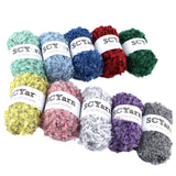 SCYarn for Scrubbies 10 Skeins Knitting Yarn 100% Polyester 400g (Oil removal) SCYarn