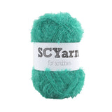 SCYarn for Scrubbers Each Skein Knitting Yarn 100% Polyester Mini Size (Rainbow) SCYarn