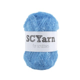 SCYarn for Scrubbers Each Skein Knitting Yarn 100% Polyester Mini Size (Rainbow) SCYarn