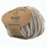 Nako Natural Wool Knitting Crochet Yarn [100g] SCYarn