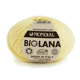 MONDIAL BIOLANA 100% Organic Wool Yarn [50g] SCYarn